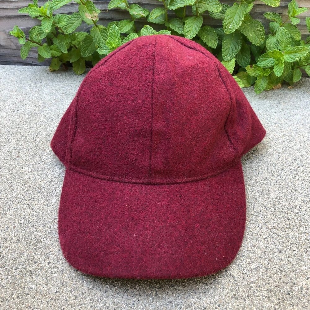 RAMPAGE Felt Baseball Hat Men's One Size Red Adjustable Cap​